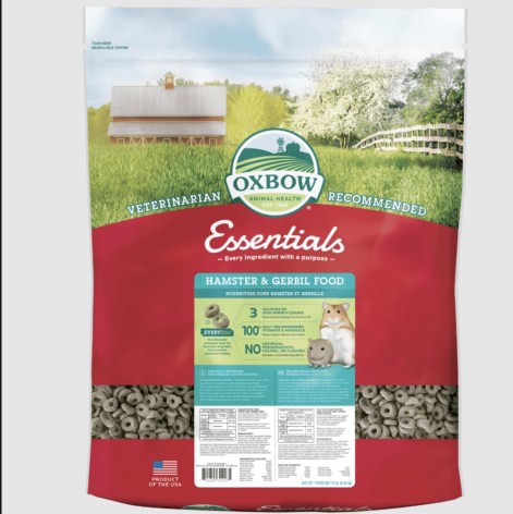 Oxbow Hamster and Gerbil pellets